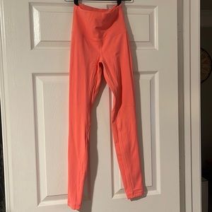 NWOT Lululemon Align high rise Leggings Size 4 Raspberry Cream🧡🩷 & store bag
